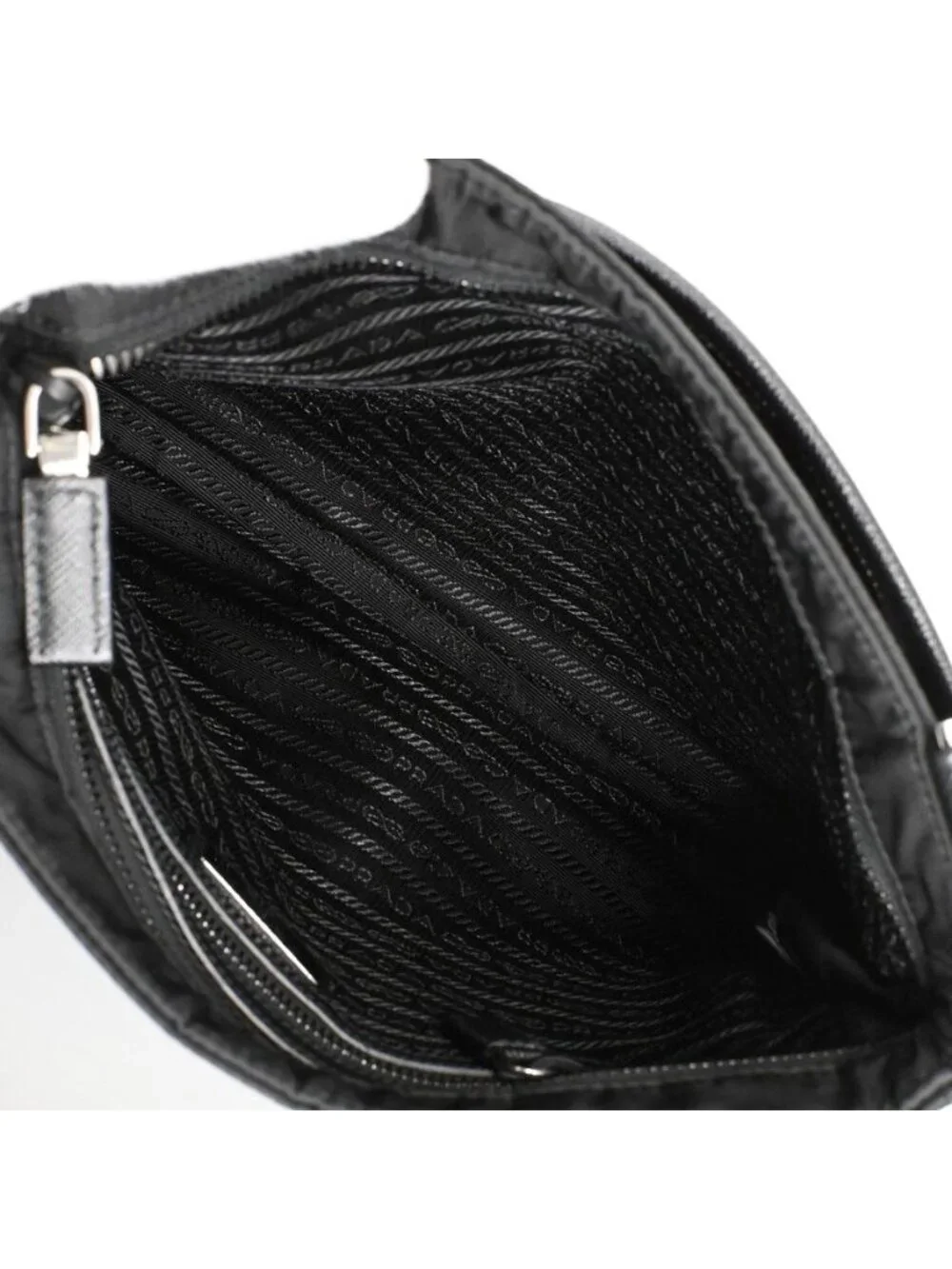 Prada Shoulder Bag Re-Nylon Saffiano Leather